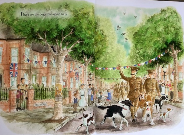 Flo of the Somme Book illustration