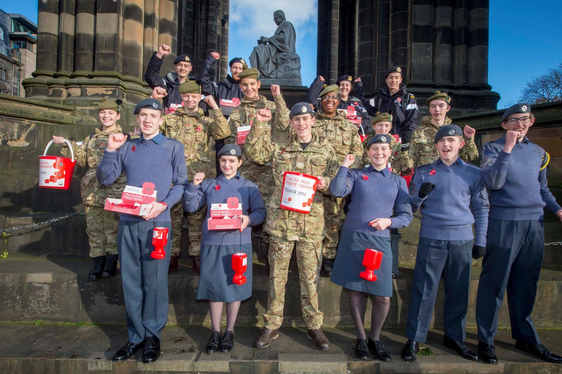 Fundraising-scottish-poppy-appeal-volunteers-2019-cadets-02